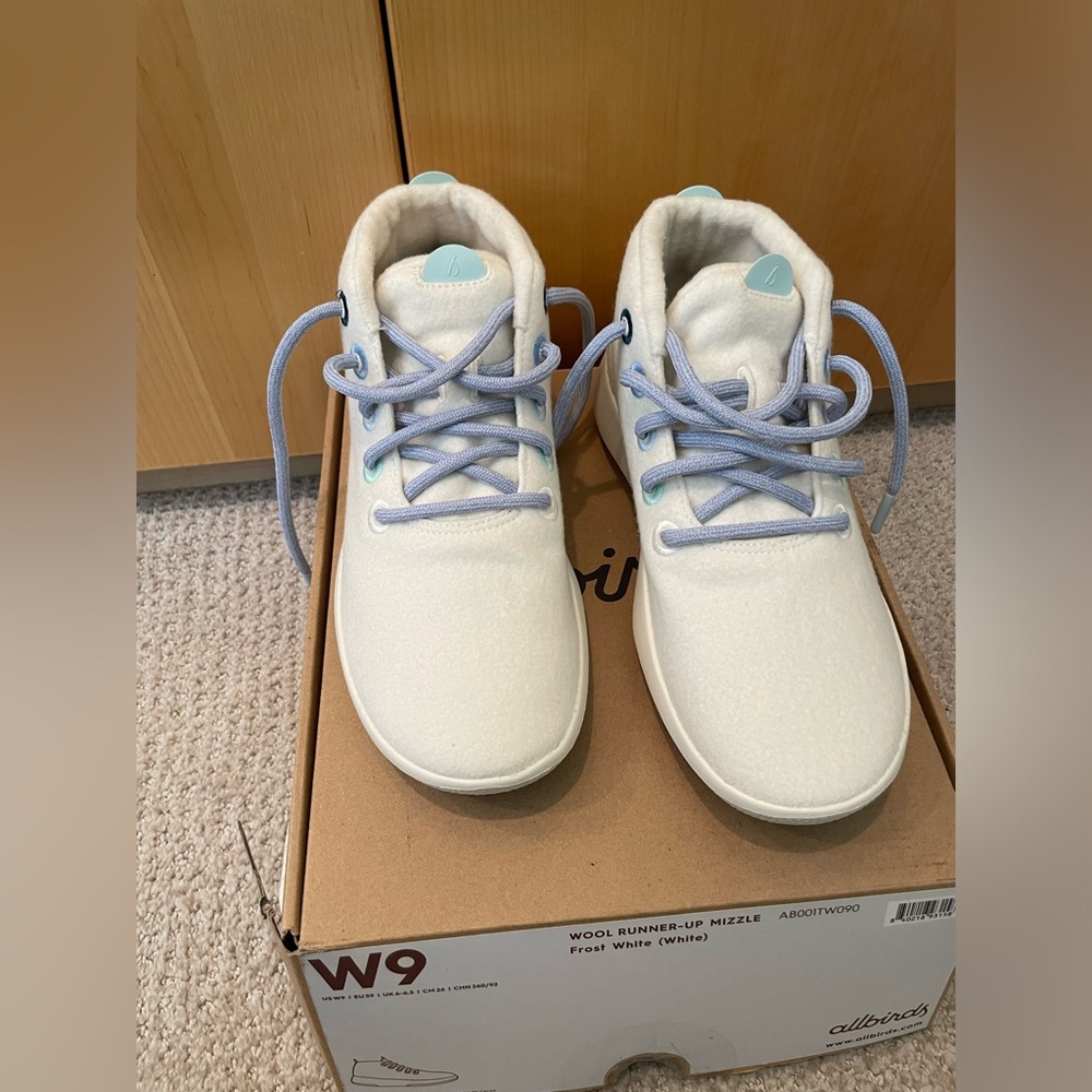 Allbirds Wool Runner-Up Mizzle Sneakers - Frost White